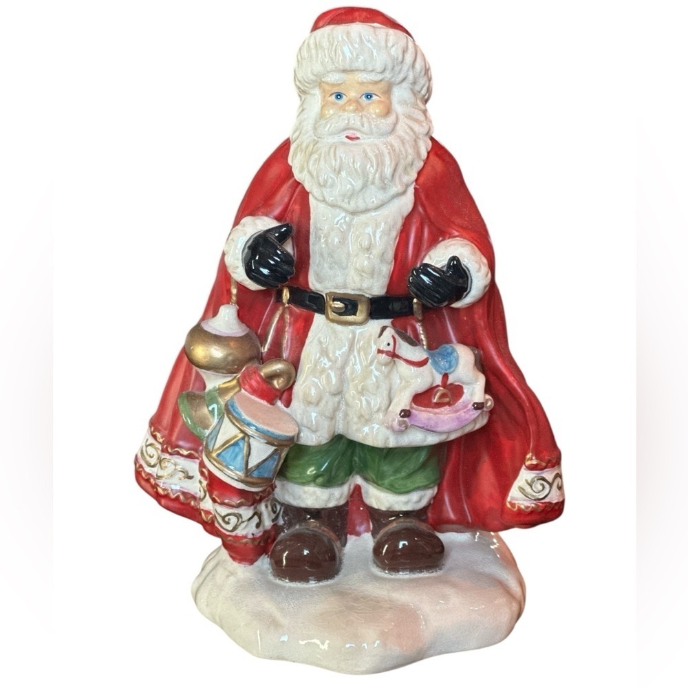 Department 56 Flea Market Santa Figurine  9” 2001